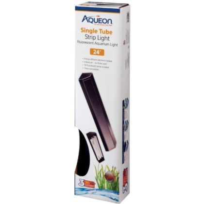 Aqueon Fluorescent Strip Light Black - 24\