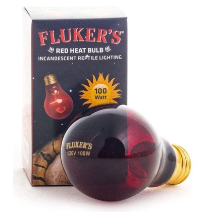 Flukers Red Heat Incandescent Bulb - 100 Watt