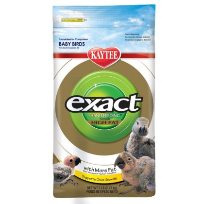 Kaytee Exact High Fat Hand Feeding - Baby Birds - 5 lbs