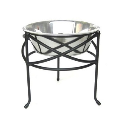 Mesh Elevated Dog Bowl - Large